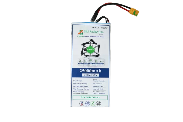 25000mAh SRI Lithium Drone Battery (22.8V-25Ah)